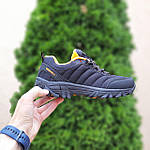 Чоловічі зимові кросівки Merrell Vibram (чорні з жовтогарячим) модні низькі кросівки 3911 Мерелл топ, фото 3
