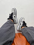 Чоловічі кросівки Nike Air Jordan 1 Low Light Smoke Grey (сірі) повсякденні кроси J0011 Найк топ, фото 4