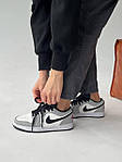 Чоловічі кросівки Nike Air Jordan 1 Low Light Smoke Grey (сірі) повсякденні кроси J0011 Найк топ, фото 3