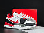 Чоловічі кросівки Nike Jordan Legacy 312 Low (білі з чорним/червоним) стильні кроси 12009 Найк топ, фото 3