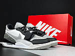 Чоловічі кросівки Nike Jordan Legacy 312 Low (білі з чорним/сірим) стильні кроси 12010 Найк топ, фото 4