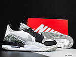 Чоловічі кросівки Nike Jordan Legacy 312 Low (білі з чорним/сірим) стильні кроси 12010 Найк топ, фото 6