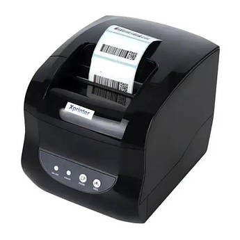 Термопринтер для печати этикеток и чеков Xprinter XP-365B Black N