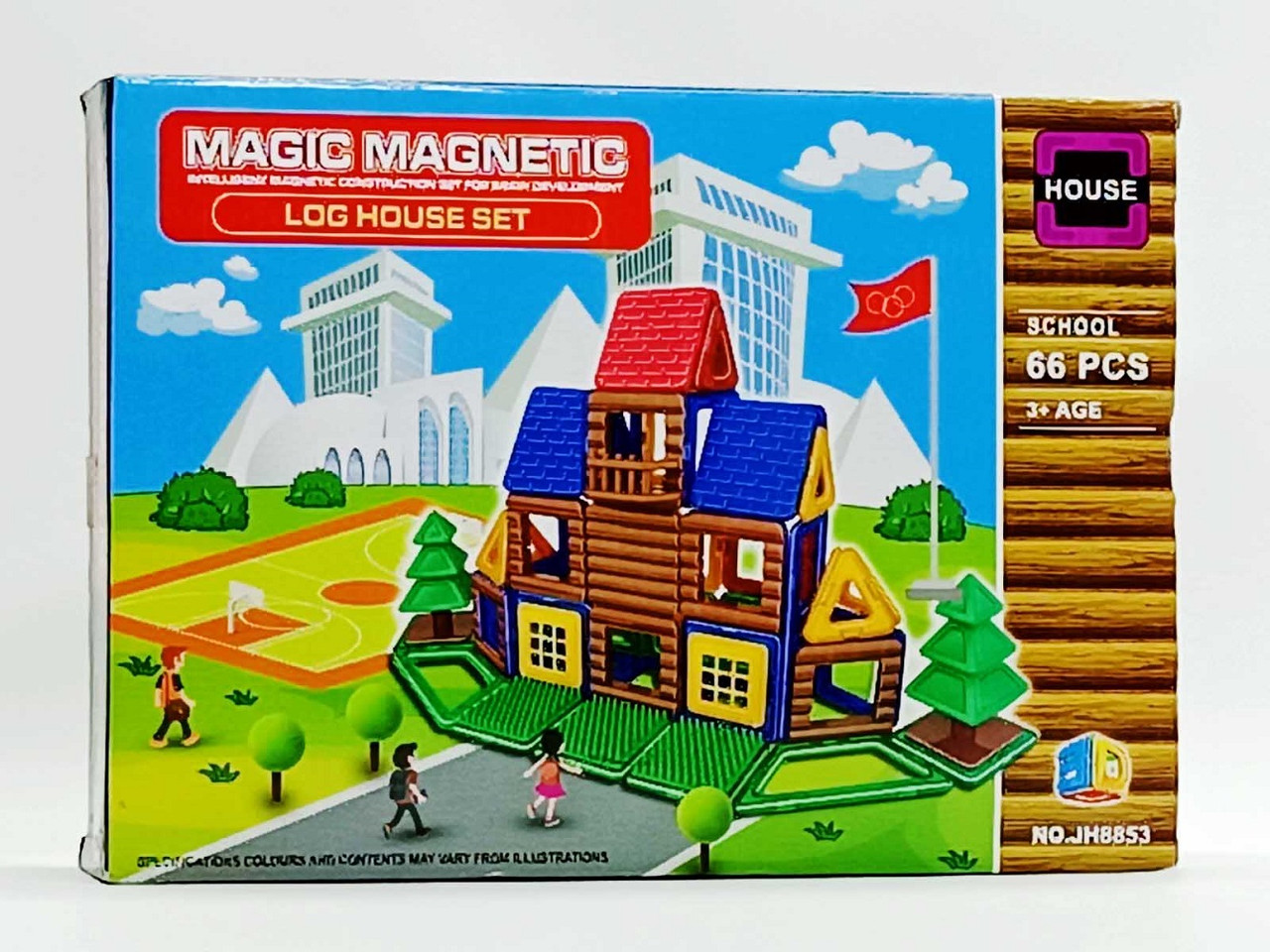 Конструктор Star toys "Magic magnetic" магнитный 66 деталей JH8853 - фото 2 - id-p2076440229