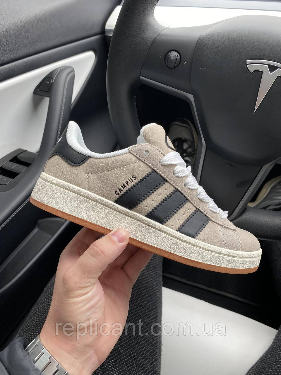 Кроссовки Adidas ADIDAS CAMPUS 00S BEIGE BLACK Адидас