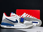 Чоловічі кросівки Nike Jordan Legacy 312 Low (білі із сірим/синім) стильні кроси 12014 Найк топ, фото 2