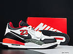 Чоловічі кросівки Nike Jordan Legacy 312 Low (білі з чорним/червоним) стильні кроси 12016 Найк топ, фото 3