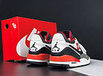 Чоловічі кросівки Nike Jordan Legacy 312 Low (білі з чорним/червоним) стильні кроси 12016 Найк топ, фото 6