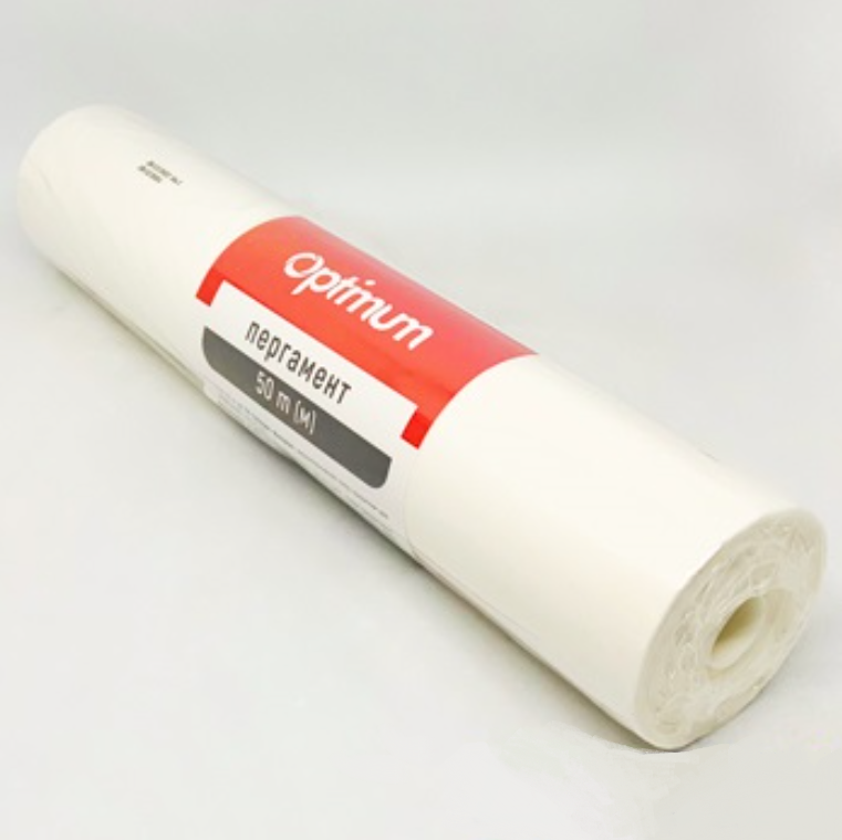 Папір пергаментний 50 м х 29 см силіконовий для випікання білий OPTIMUM-14400912