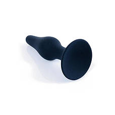 Анальная пробка Boss Silicone Plug Black - Small, фото 3