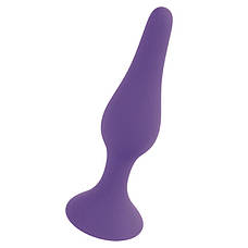 Анальная пробка Boss Silicone Purple Plug - Extra Large, фото 2