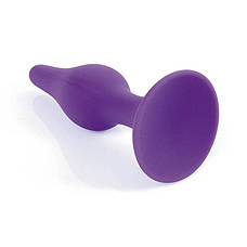 Анальная пробка Boss Silicone Purple Plug - Extra Large, фото 3