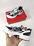 Чоловічі демісезонні кросівки New Balance 530 (біло-чорні) стильні спортивні стильні кроси D423 НБ топ, фото 5
