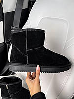 Жіночі черевики UGG Mini ZIP теплі уги хутро