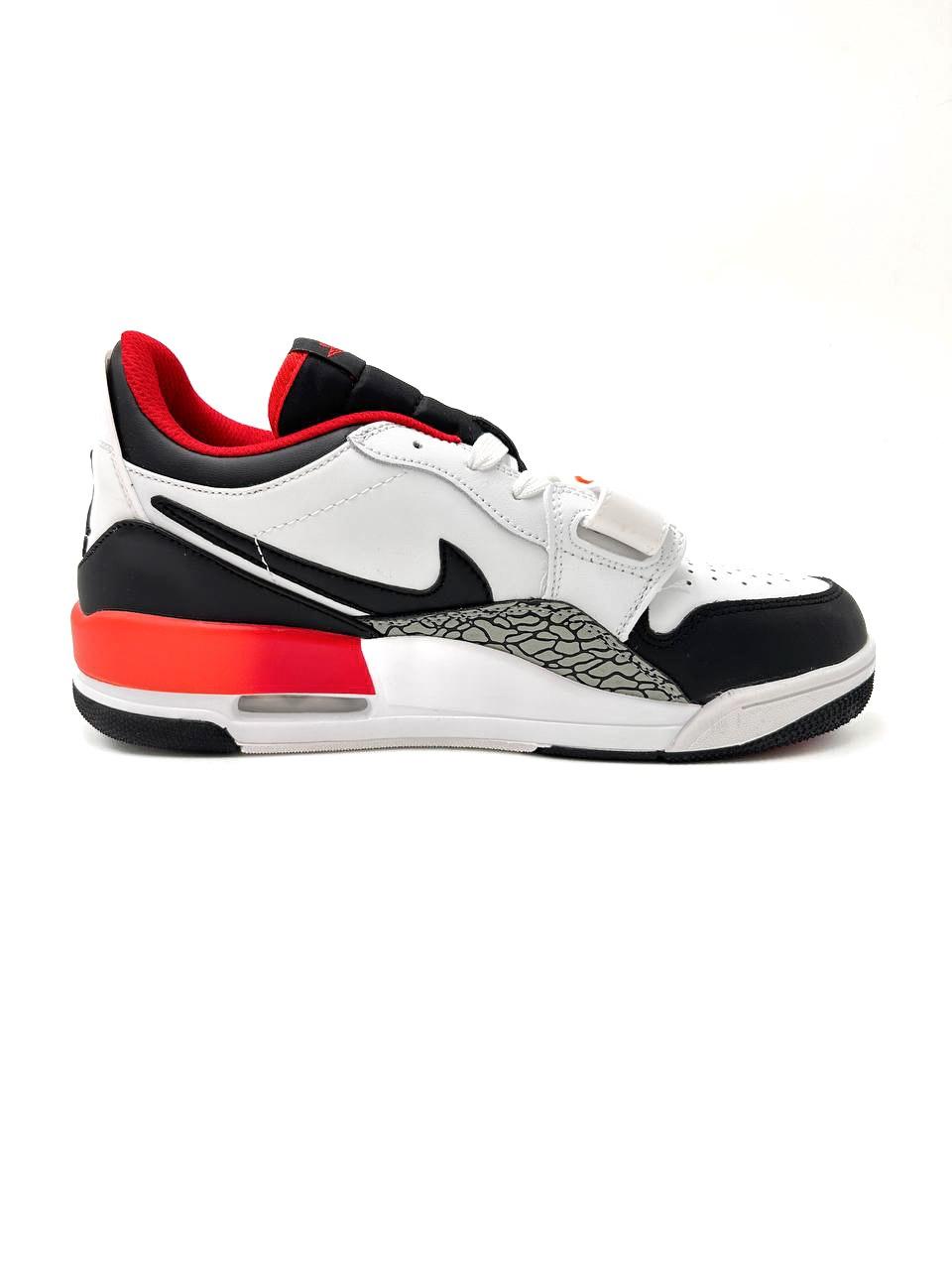 Чоловічі кросівки Nike Air jordan Legacy 312 Low (чорні з білим) повсякденні кроси D478 Найк топ, фото 1