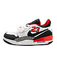 Чоловічі кросівки Nike Air jordan Legacy 312 Low (чорні з білим) повсякденні кроси D478 Найк топ, фото 4