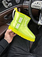 Жіночі черевики UGG Ugg Classic Mini Clear Sulfur PREMIUM теплі уги хутро