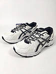 Чоловічі кросівки Asics Gel Kahana 8 White Black (білі з чорним) модні кросівки D455 Асікс топ, фото 3