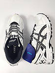 Чоловічі кросівки Asics Gel Kahana 8 White Black (білі з чорним) модні кросівки D455 Асікс топ, фото 8