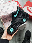 Чоловічі кросівки Nike Air Force 1 Low Tiffany & Co (чорні) стильні кросівки 1273TP Найк топ, фото 5