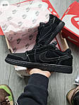 Чоловічі кросівки Nike Air Jordan 1 Low OGxTravis Scott Black (чорні) повсякденні 1275TP Найк топ, фото 5