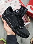 Чоловічі кросівки Nike Air Jordan 1 Low OGxTravis Scott Black (чорні) повсякденні 1275TP Найк топ, фото 6