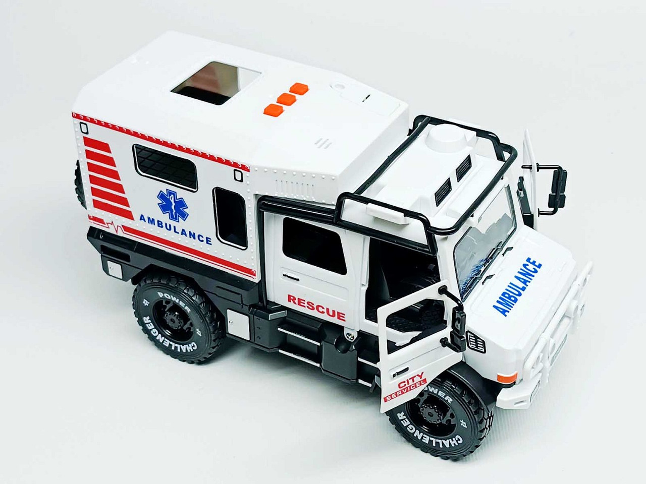 Машинка Shantou "Скорая помощь" белая RJ5521A - фото 2 - id-p2076456450