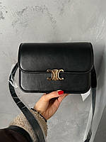 Женская сумка Celine (чёрная) деловая красивая удобная сумочка AS469 топ
