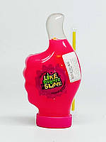 Игрушка-антистресс Danko toys Слайм "Like Bubble slime" с трубочкой розовый LBS-01-01U-1