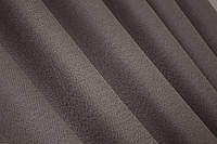 Шторная ткань, лен-блэкаут с фактурой "Лен мешковина". Высота 2,7м. Цвет серо-коричневый. Код 1160ш