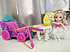 Карета з поні дитяча іграшка лялька шарнірна 15 см музика звук світло їздить 4 види розмір іграшки 33 см, фото 6