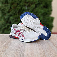 Спортивная обувь мужская Асикс Гель Кахана 8. Кроссовки мужские беговые бежевые с красным Asics Gel-Kahana 8