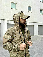 Тактическая удобная военная куртка для ВСУ пиксель, практичная мужская камуфляжная тактическая куртка L