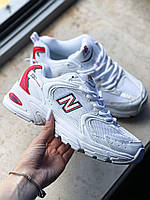 Кроссовки, кеды отличное качество New Balance 530 White Red Размер 36