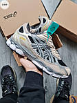 Чоловічі кросівки Asics Ael NYC Grey (бежеві) модні низькі кросівки 1279TP Асікс топ, фото 8