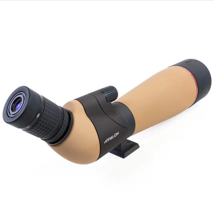Потужна Підзорна Труба Athlon Talos 20-60x80 Tan + штатив (315001) Водонепроникна Довічна Гарантія, фото 1