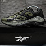 Чоловічі кросівки Reebok Zig Kinetica II (зелені) модні повсякденні кросівки KS 2245 Рибок топ, фото 4