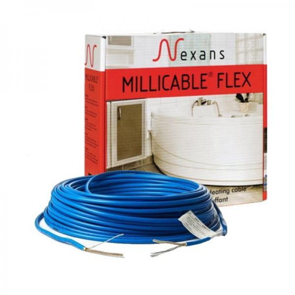 Двожильний гріючий кабель Nexans Millicable Flex/15 3м2 450W, (двожильний нагрівальний кабель Нексанс)
