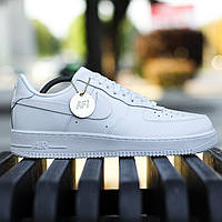 Женские демисезонные кроссовки Nike Air Force (белые) низкие стильные кроссовки 1259 Найк топ
