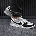 Чоловічі кросівки Nike SB (білі з чорним) модні повсякденні демісезонні кросівки 2428 Найк топ, фото 3