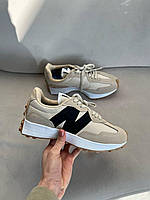 Кроссовки, кеды отличное качество New Balance 327 Beige Black Logo Размер 36