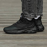 Мужские кроссовки Nike Air Jordan Max Aura 4 All Black черного цвета