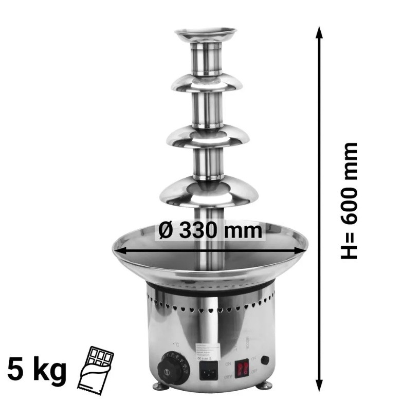 Шоколадный фонтан SBCH4 (58 cm) GGM gastro (Германия) - фото 3 - id-p2076449151