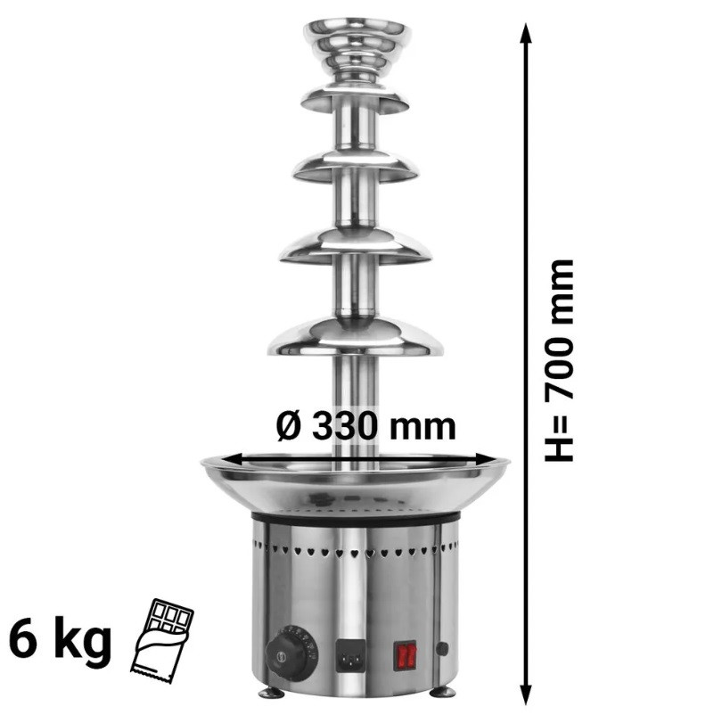 Шоколадный фонтан SBCH5 (68 cm) GGM gastro (Германия) - фото 3 - id-p2076449152