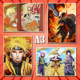 Плакати А3 Naruto