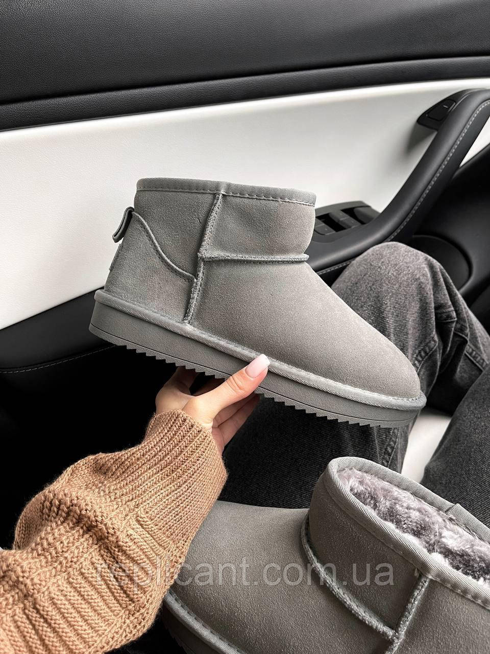 Жіночі черевики UGG Ultra Mini теплі уги хутро, фото 1