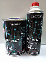 Прозорий акриловий лак "DIAMENT CT 216 MS 2:1" із затверджувачем " (1,00л+0,50л), TROTON