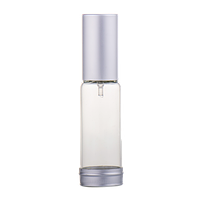 Стеклянный атомайзер для парфюма Gio 30 мл флакон-распылитель спрей для духов серебро
