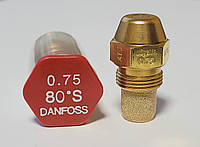 Форсунка Danfoss OD 0.75 Usgal/h 80° S (2.94 kg/h) 0,75