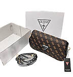 Жіноча сумка Guess Mini Bag Brown (коричнева) повсякденна стильна маленька крута сумочка torba0229 топ, фото 6